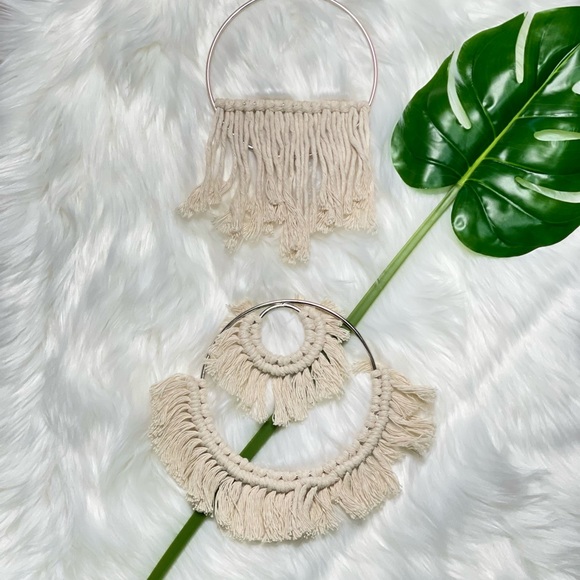 SOLD Bohemian Fiber Art - Picture 2 of 4